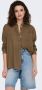 Only Lange blouse ONLTOKYO L S LINEN BLEND SHIRT - Thumbnail 3