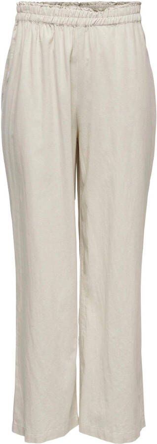 Only Linnen broek ONLTOKYO HW LINEN BLEND ST PANT