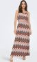 ONLY maxi jurk ONLWINNER met grafische print en plooien multi - Thumbnail 4