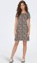 Only Uitlopende mini-jurk met all-over motief model 'BERA' - Thumbnail 4