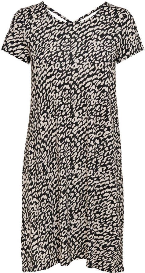 Only Mini-jurk ONLBERA BACK LACE UP S S DRESS JRS NOOS