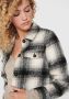 Only Beige Geruite Blazer voor Herfst Winter Beige Dames - Thumbnail 5