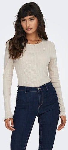 Only Shirt met lange mouwen ONLCARLOTTA L S TOP NOOS JRS