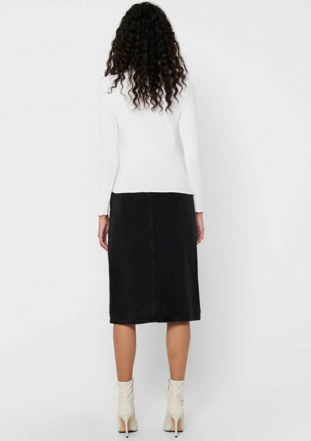 Only Shirt met lange mouwen ONLEMMA L S HIGH NECK TOP