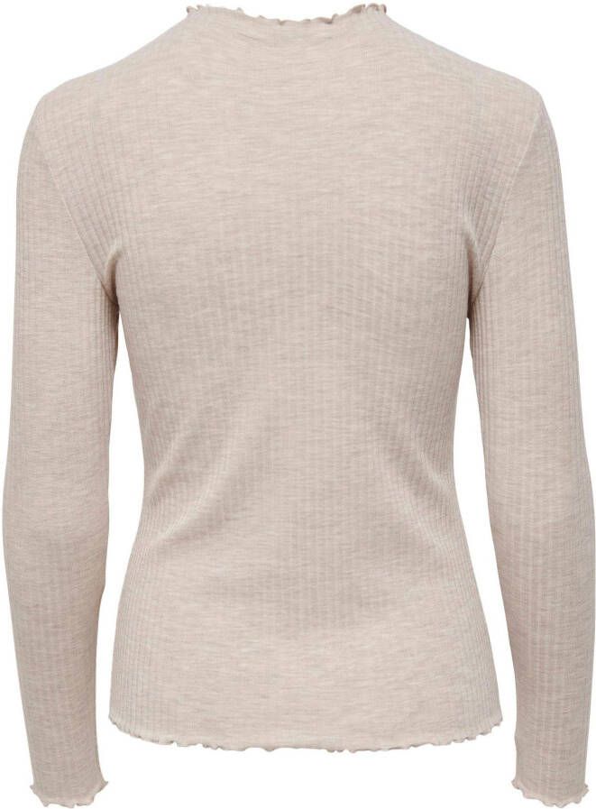 Only Shirt met lange mouwen ONLEMMA L S HIGH NECK TOP