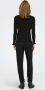 Only Shirt met lange mouwen ONLLESLIE L S LACE MIX TOP JRS - Thumbnail 2