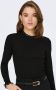 Only Shirt met lange mouwen ONLLESLIE L S LACE MIX TOP JRS - Thumbnail 3