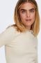 Only Regular fit shirt met lange mouwen met kanten detail model 'LESLIE' - Thumbnail 4
