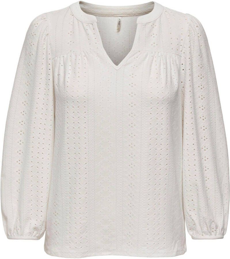 Only Shirt ONLSANDRA 3 4 SPLIT TOP JRS