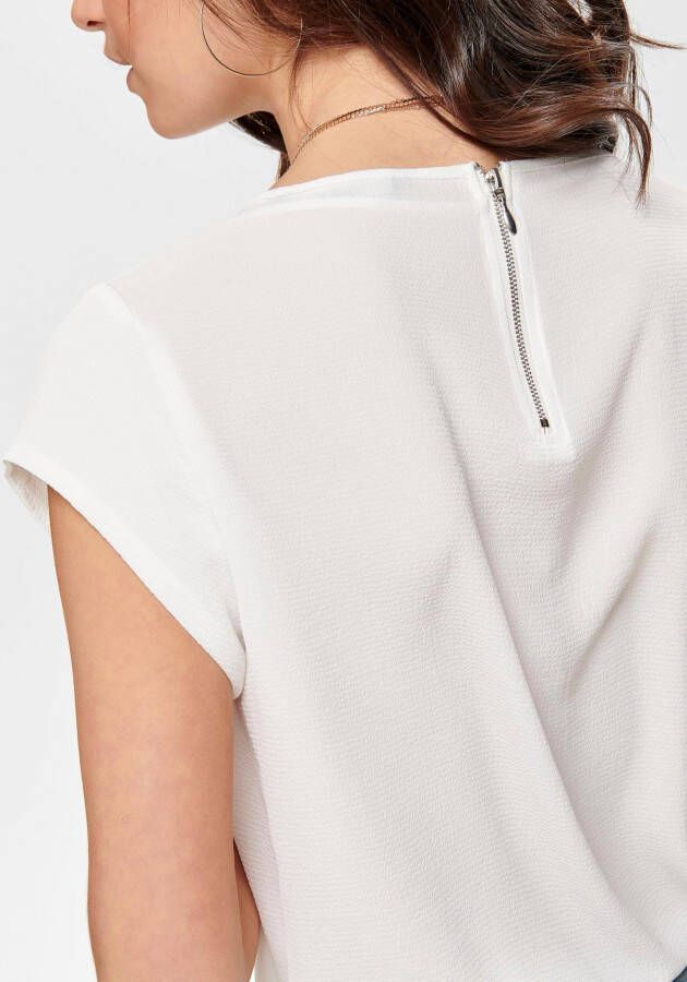 Only Shirtblouse ONLVIC S S SOLID TOP