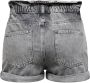 ONLY high waist straight fit jeans short ONLCUBA grey denim - Thumbnail 7