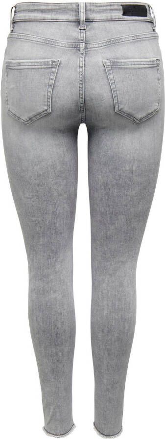 Only Skinny fit jeans ONLBLUSH MID SK AK RW DST DNM REA724NOOS met destroyed-effect