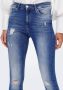 Only Skinny fit jeans ONLBLUSH MID SK DEST ANK RAW - Thumbnail 5