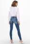 ONLY high waist skinny jeans ONLFOREVER medium blue denim - Thumbnail 15