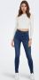 ONLY high waist skinny jeans ONLROSE medium blue denim - Thumbnail 10