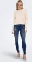 ONLY high waist skinny jeans ONLROSE medium blue denim - Thumbnail 5