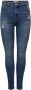 ONLY high waist skinny jeans ONLROSE medium blue denim - Thumbnail 6