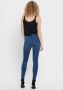 ONLY high waist skinny jeans ONLROYAL medium blue denim regular - Thumbnail 2