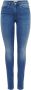 ONLY high waist skinny jeans ONLROYAL light medium blue denim regular - Thumbnail 6