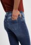 ONLY high waist skinny jeans ONLSHAPE dark blue denim - Thumbnail 8