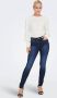Only Wauw Bj581 Mid Skinny Jeans voor Vrouwen Blue Dames - Thumbnail 6