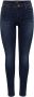 Only Wauw Bj581 Mid Skinny Jeans voor Vrouwen Blue Dames - Thumbnail 7