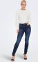 Only Wauw Bj581 Mid Skinny Jeans voor Vrouwen Blue Dames - Thumbnail 6