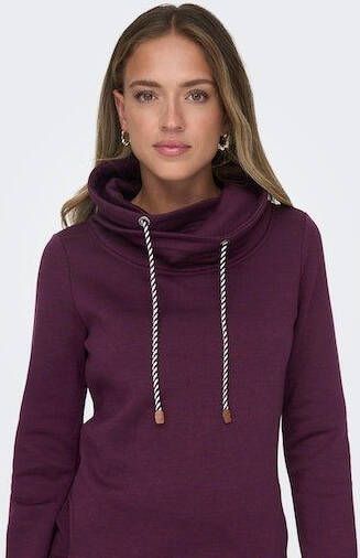 Only Sweatshirt ONLBETTE L S LONG HIGH NECK SWT