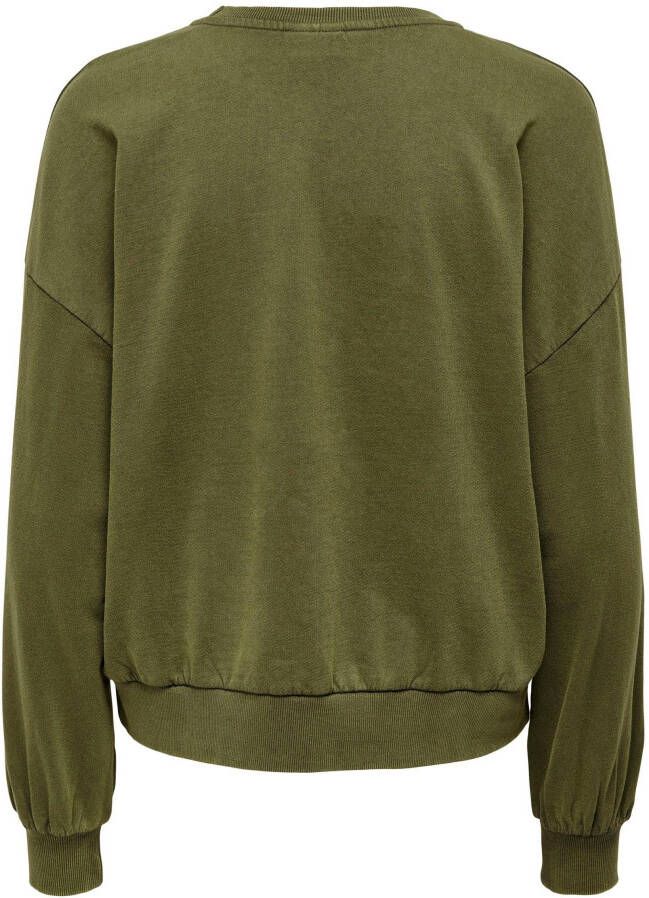 Only Sweatshirt ONLLUCINDA REG L S FLOWER BOX SWT
