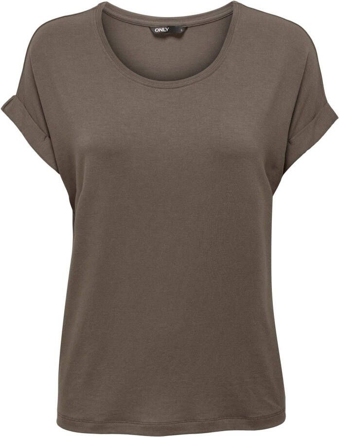 Only T-shirt ONLMOSTER met omslag aan de mouwen