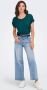 Only Dames-T-shirt ronde hals Onlmoster Blauw Dames - Thumbnail 6