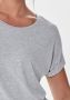 Only Trendy Dames T-shirt met korte mouwen en ronde hals Gray Dames - Thumbnail 4