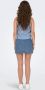 ONLY gestreepte crop top ONLLECEY lichtblauw wit - Thumbnail 4