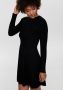 ONLY fijngebreide A-lijn jurk ONLALMA met plooien zwart - Thumbnail 5