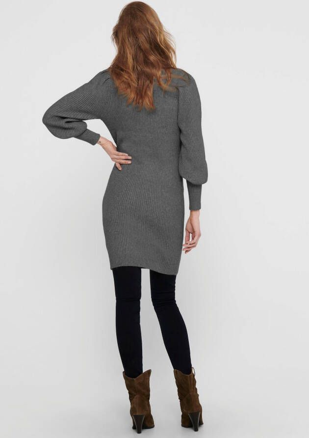 Only Gebreide jurk ONLKATIA L S DRESS KNT NOOS