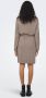 Only Gebreide jurk ONLLEVA L S BELT DRESS EX KNT - Thumbnail 2