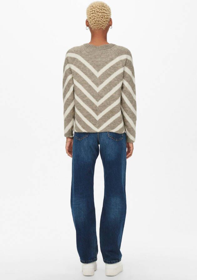 Only Gebreide trui ONLELIZA L S PULLOVER KNT NOOS