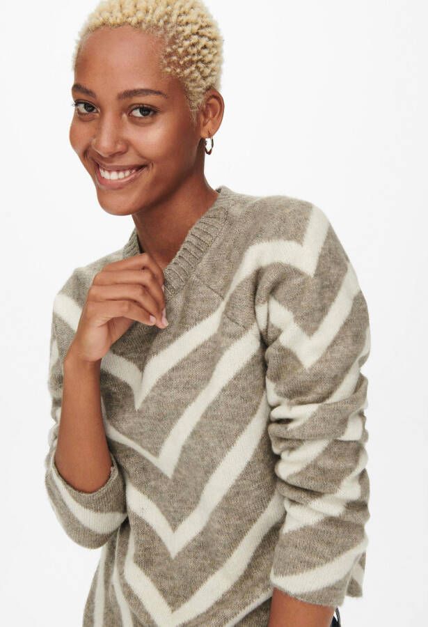 Only Gebreide trui ONLELIZA L S PULLOVER KNT NOOS