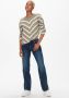 ONLY gebreide trui ONLELIZA met all over print beige ecru - Thumbnail 5