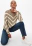 ONLY gebreide trui ONLELIZA met all over print beige ecru - Thumbnail 7