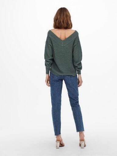 Only Trui met V-hals ONLMELTON LIFE L S PULLOVER EX KNT