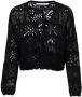 Only Kort gebreid jack met broderie anglaise model 'BEACH LIFE' - Thumbnail 9