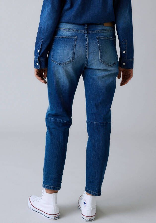 OPUS Ankle jeans Liandra horizon in iets verkorte lengte