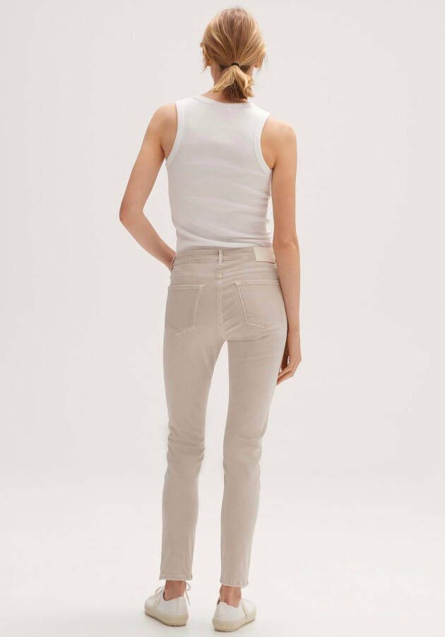 OPUS Skinny fit jeans Elma met zijsplitjes