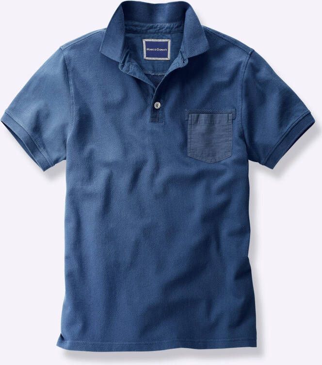 Marco Donati Shirt met korte mouwen Poloshirt (1-delig)