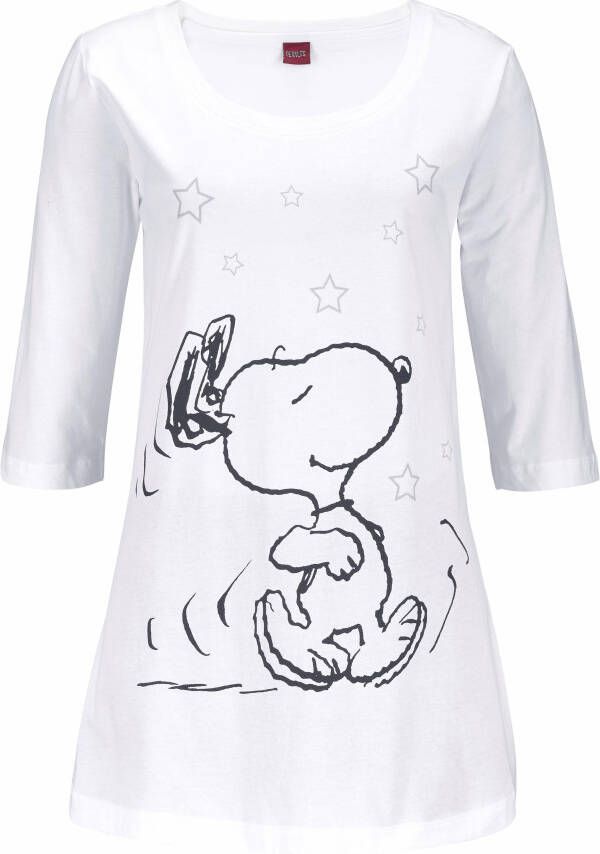 Peanuts Pyjama met legging en casual shirt met snoopy-print (2-delig 1 stuk)