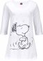 Peanuts Pyjama met legging en casual shirt met snoopy-print (2-delig 1 stuk) - Thumbnail 4