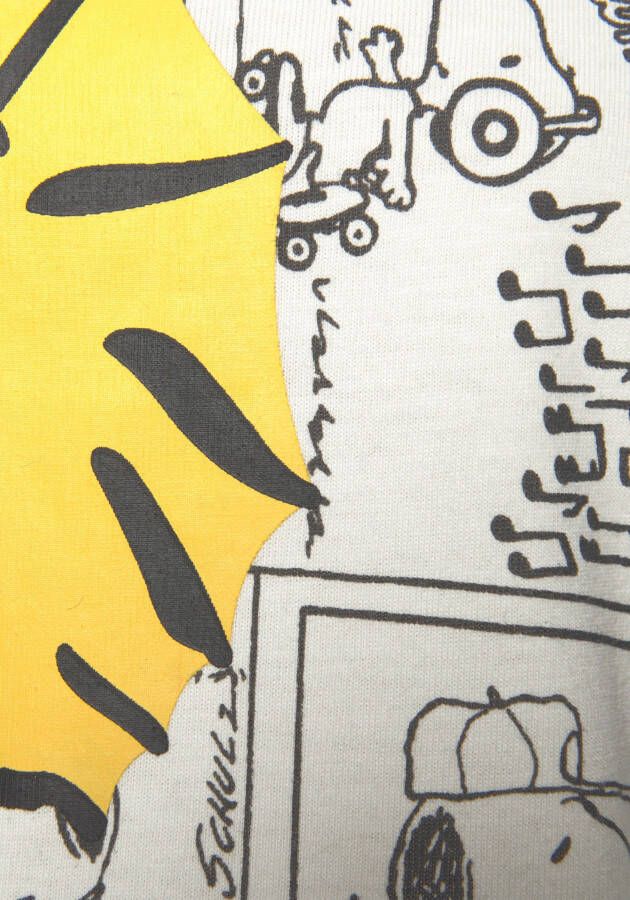Peanuts Shortama met woodstock-comic-print (2-delig 1 stuk)