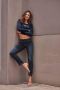 Pepe Jeans Blauw Katoenen Longsleeve T-shirt met Print Logo Blue Dames - Thumbnail 7
