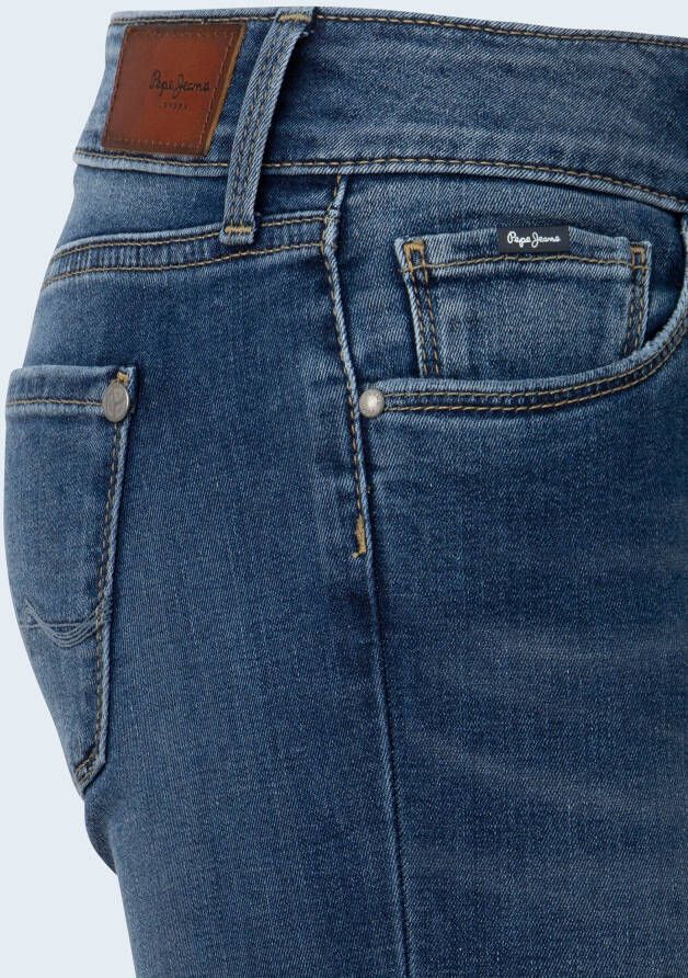 Pepe Jeans Skinny fit jeans SOHO in 5-pocketsstijl met 1-knoop en stretchaandeel